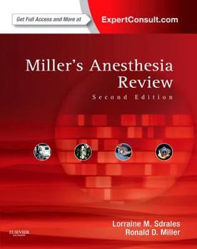 Paperback Miller's Anesthesia Review: With ExpertConsult Code Book