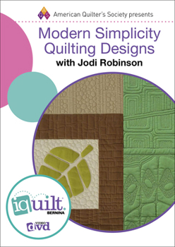 DVD Modern Simplicity Quilting Designs - Complete Iquilt Class O Book