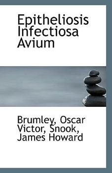 Paperback Epitheliosis Infectiosa Avium Book