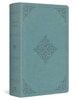 Imitation Leather ESV Single Column Heritage Bible (Trutone, Paris Sky, Fleur-De-Lis Design) Book
