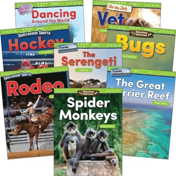 Paperback Numbers & Counting: Grades K-1 (8-Book Set) Book