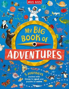 Hardcover My Big Book of Adventures – 5 Fact-based Adventure Stories With Activities & Riddles for Fun Reading Time Book
