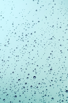 NOTEBOOK: Raindrops Cover Lined Notebook, 6x9, Soft Matte Finish, Journal For Women And Girls, 120 Page Ruled Notepad