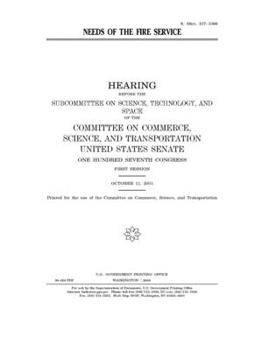 Paperback Needs of the Fire Service Book