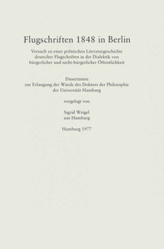 Hardcover Flugschriften 1848 in Berlin [German] Book