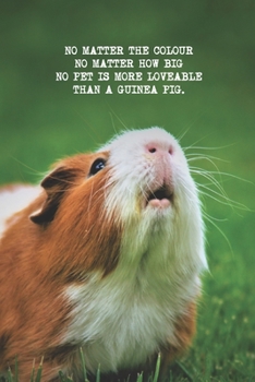 Paperback I LOVE MY GUINEA PIG Notebook, Pet Collection: Perfect Size 6"x9" 100 lined pages (doodles, notes, ideas, compositions) Book