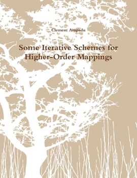 Paperback Some Iterative Schemes for Higher-Order Mappings Book