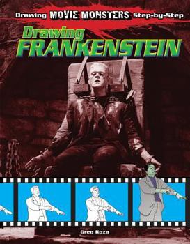 Library Binding Drawing Frankenstein Book