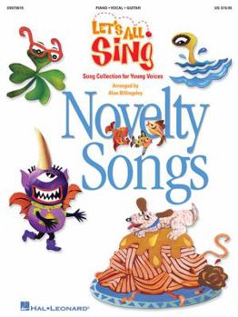 Paperback Let's All Sing Novelty Songs: Song Collection for Young Voices Book
