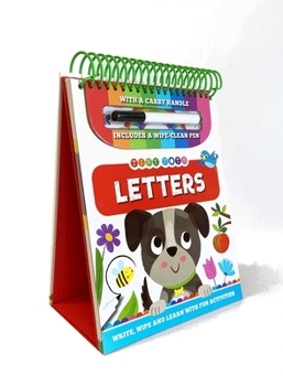 Paperback Tiny Tots Letters: Wipe Clean Book with Carry Handle and Easel Book