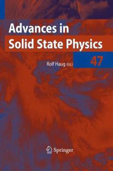 Paperback Advances in Solid State Physics 47 Book