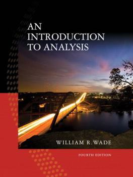 Hardcover An Introduction to Analysis Book