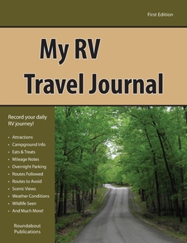 Paperback My RV Travel Journal Book