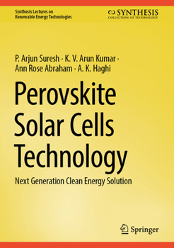Hardcover Perovskite Solar Cells Technology: Next Generation Clean Energy Solution Book