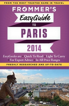 Paperback Frommer's EasyGuide to Paris 2014 [With Map] Book