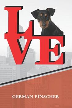 Paperback German Pinscher: Dog Love Park Isometric Dot Paper Notebook Book Is 120 Pages 6x9 Book
