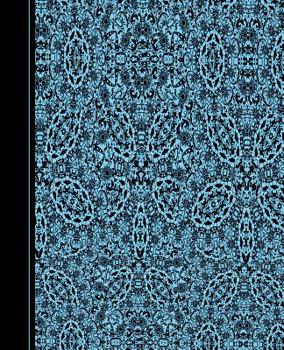 Vintage Floral Damask: Teal Black Diary Weekly Spreads July to June