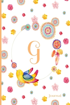 G Journal: Cute Initial Monogram Letter G Journal, Pretty Personalized Diary for Women, Teens and Girls