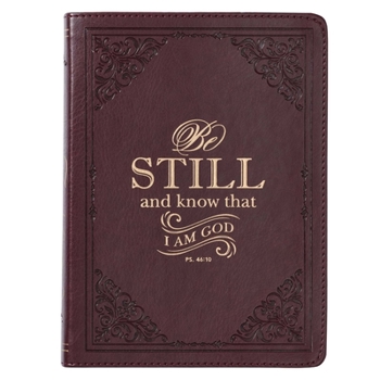 Imitation Leather Journal Be Still Psalm 4610 Book