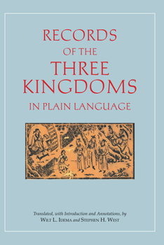 Paperback Records of the Three Kingdoms in Plain Language Book