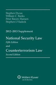 Paperback National Security Law and Counterterrorism Law 2012-2013 Supplement Book