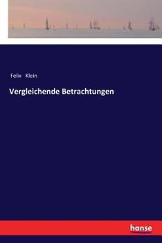 Paperback Vergleichende Betrachtungen [German] Book