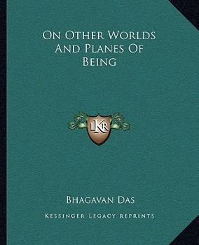 Paperback On Other Worlds and Planes of Being Book