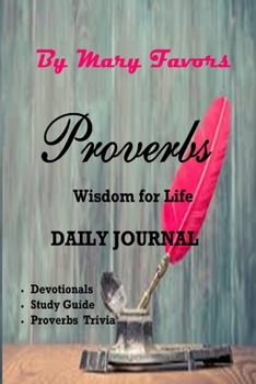 Paperback PROVERBS Wisdom for LIFE Daily Journal Study Devotionals Book