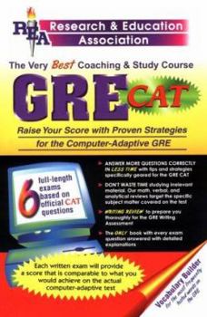 Hardcover The Very Best Coaching and Study Course GRE Cat, GRE General Computer Adaptive Test Book