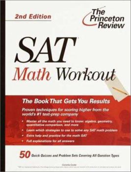 Paperback Math Workout for the SAT, 2nd Edition (Princeton Review) Book