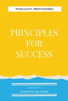 Paperback Thought-Provoking Principles for Success Book
