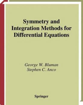 Paperback Symmetry and Integration Methods for Differential Equations Book