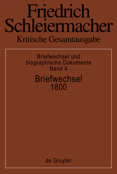 Hardcover Briefwechsel 1800: (Briefe 850-1004) [German] Book