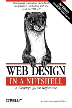 Paperback Web Design in a Nutshell: A Desktop Quick Reference Book