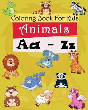 Paperback Coloring Book For Kids: Animals A-Z: Coloring pages Freestyle Book