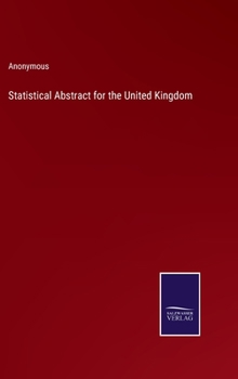 Hardcover Statistical Abstract for the United Kingdom Book