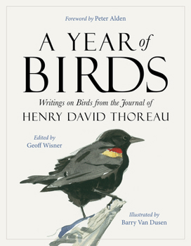 Paperback A Year of Birds: Writings on Birds from the Journal of Henry David Thoreau Book