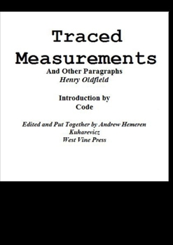 Paperback Traced Measurements And Other Paragraphs Book