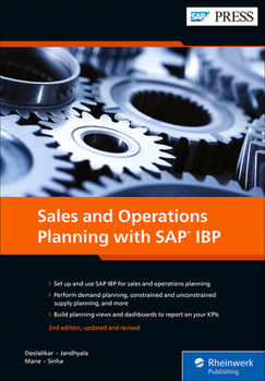 Hardcover Sales and Operations Planning with SAP IBP Book