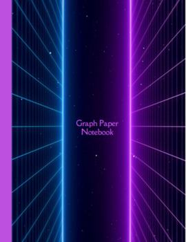 Paperback Graph Paper Notebook 8.5" x 11" For Math Science Students School College Engineering Graph Notebook: Designer Front & Back Covers Quadrille Quad Ruled 5 X 5 Grid Paper Composition Notebook Journal Book