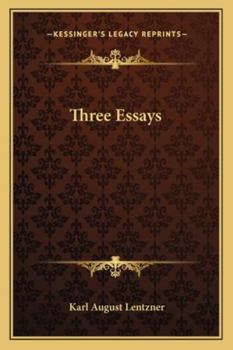 Paperback Three Essays Book