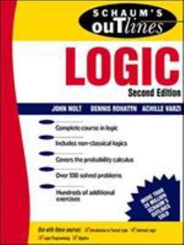 Paperback Schaum's Outline of Logic Book
