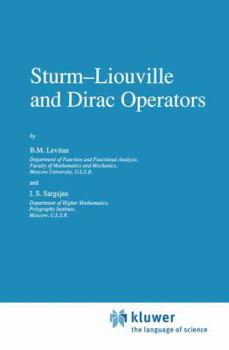 Paperback Sturm--Liouville and Dirac Operators Book