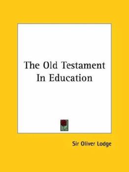 Paperback The Old Testament in Education Book