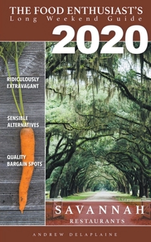 Paperback 2020 - Savannah Restaurants Book