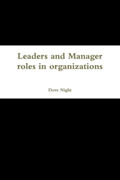 Paperback Leaders and Manager roles in organizations Book