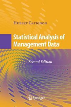 Paperback Statistical Analysis of Management Data Book