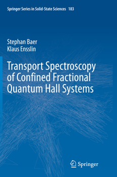 Paperback Transport Spectroscopy of Confined Fractional Quantum Hall Systems Book