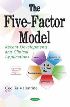 Paperback The Five-Factor Model: Recent Developments and Clinical Applications (Psychology Research Progress) Book
