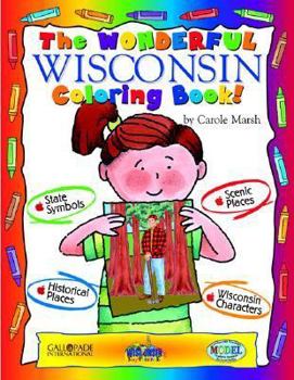 Paperback The Wonderful Wisconsin Coloring Book! Book